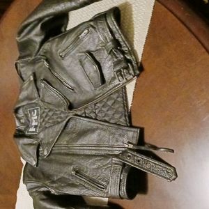 Child's vintage leather jacket